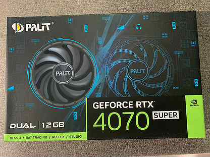 Видеокарты Palit GeForce RTX 4070 super Dual