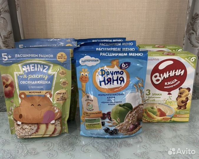 Каши Heinz, Фруто Няня, Винни