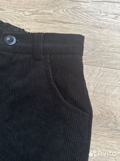 Вельветовые школьные брюки на девочку