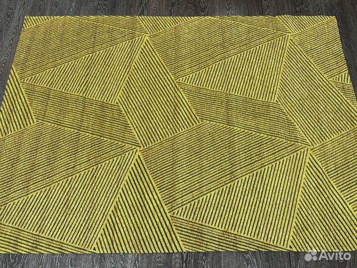 Ковер 1.6х2.3 гобелен, желтый