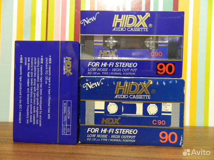 Аудиокассеты новые HDX.Sony, Hitachi, TDK