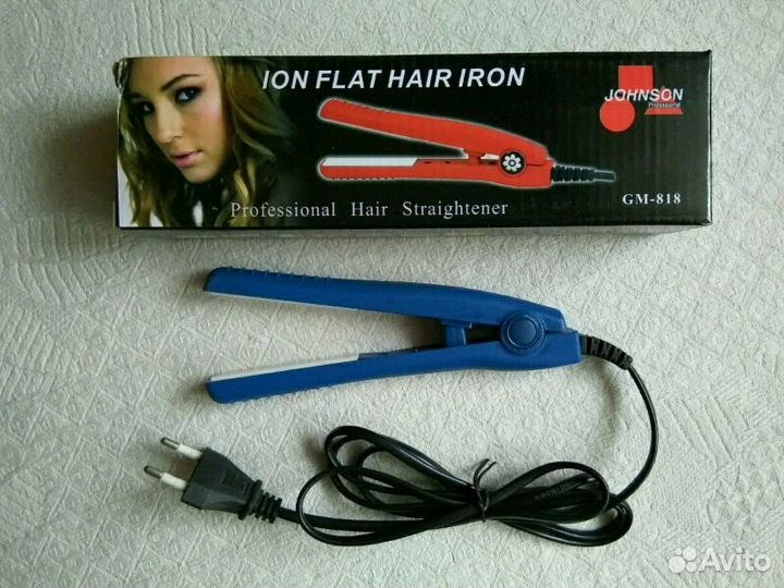 Плойка утюжок для прикорневого объема и гофре, фен