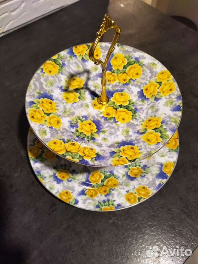 Ваза для фруктов двухярусная