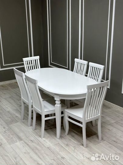 Комплект стол и стулья. Оплата при получении