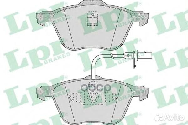 Колодки тормозные дисковые 05P971 Lpr