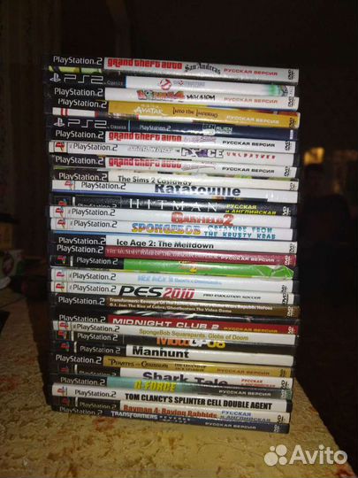 Диски на PlayStation 2