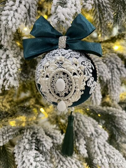 Набор елочных украшений. Елочные игрушки