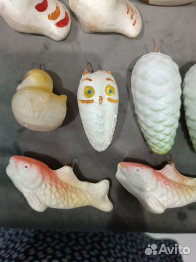 Елочные игрушки пенопласт СССР