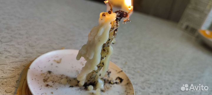 Свечи восковые для чистки