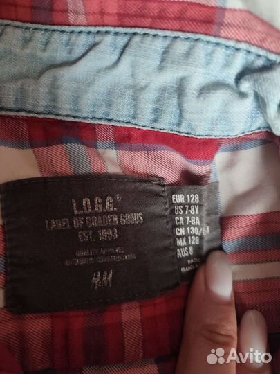 Рубашка на мальчика 128