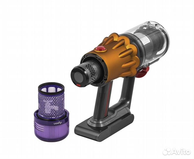Пылесос Dyson V12 Detect Slim Absolute (серебристы