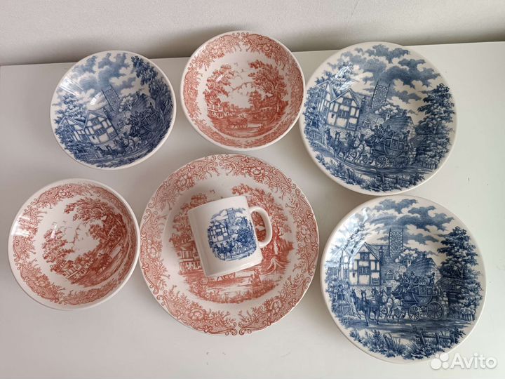 Посуда туаль де жуи в стиле Villeroy boch