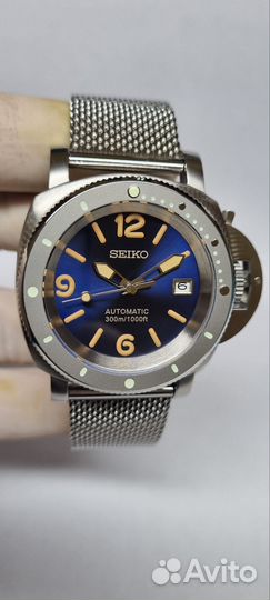 Часы seiko - Pam. Sabmersible Blue Vintage
