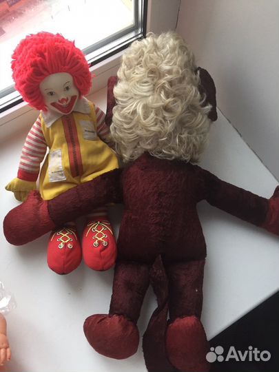 Обезьяна плюшевая СССР