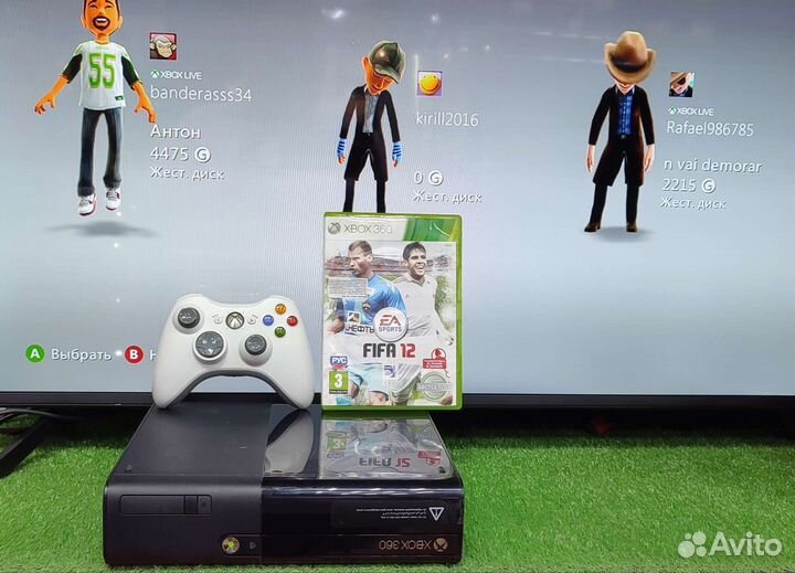 Игровая приставка xbox 360 500гб+игры