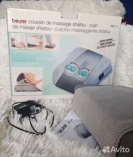 Массажная подушка beurer mg 140