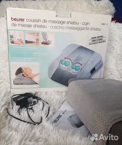 Массажная подушка beurer mg 140