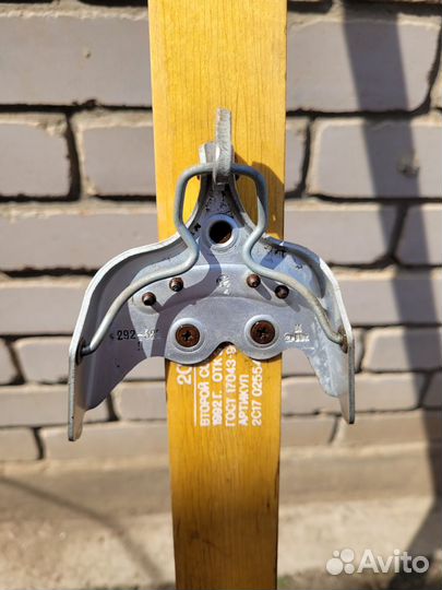 Лыжи деревянные с ботинками СССР