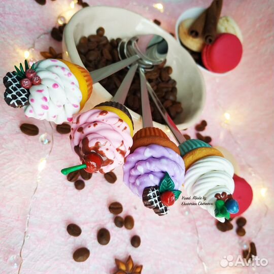 Ложки с декором, ручная работа