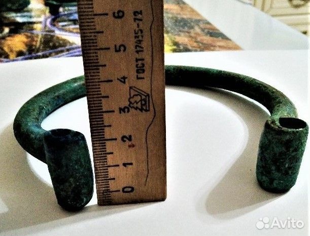 Шейная гривна Кобань 7-8 век до н.э 3 толстая
