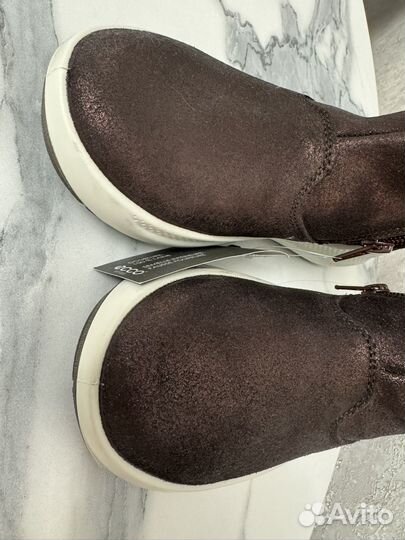 Сапоги зимние ecco 34 для девочки