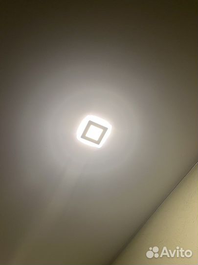 Светильники встраиваемые квадратные