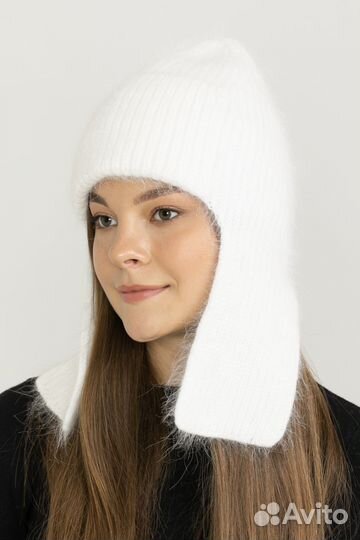 Шапка ушанка женская