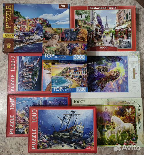 Пазлы от 1000 деталей