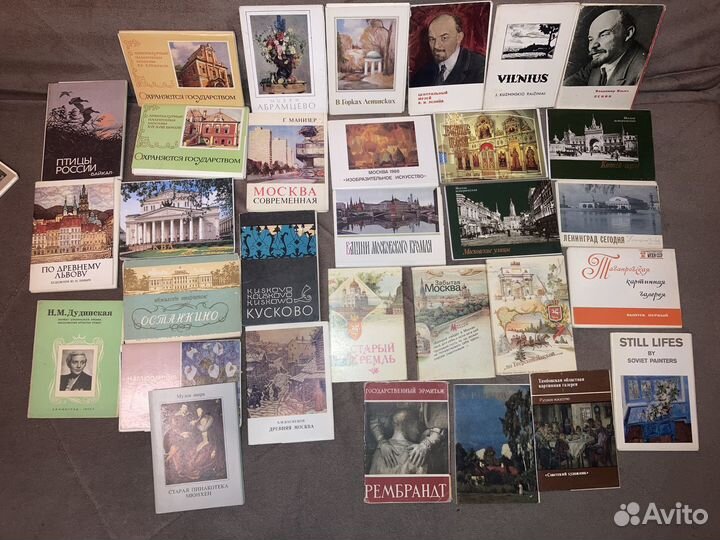 180 наборов открыток СССР 1950-1990