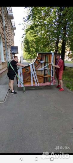 Грузчики, перевозка пианино