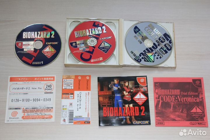 Resident Evil редк PS1 DC GC игры japan