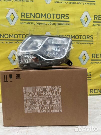 Рено Дастер Фара передняя левая оригинальная
