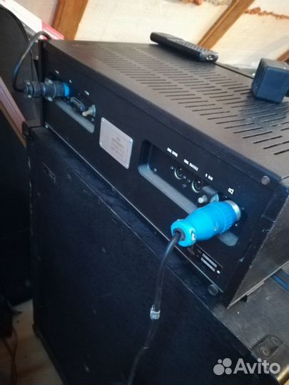 Ламповый гитарный усилитель бас ломо с колонкой