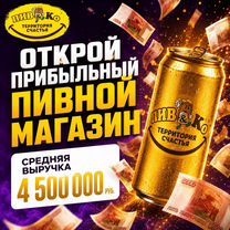 Готовый бизнес. Пивной магазин по франшизе пивко, Пружаны