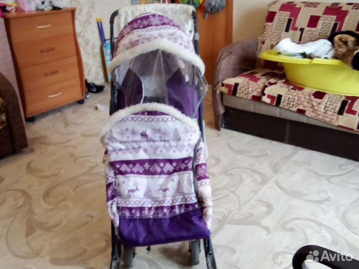 Коляска санки