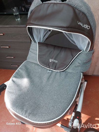 Коляска 2 в 1 эко кожа