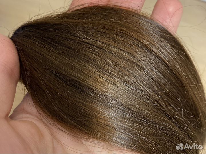 Волосы натуральные срез