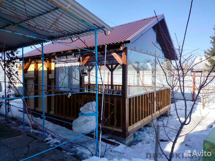 Мягкие окна для террасы беседки веранды