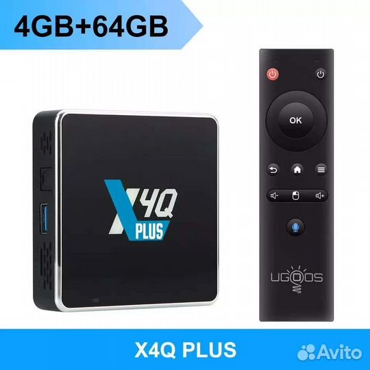 Андроид тв приставка Ugoos X4Q