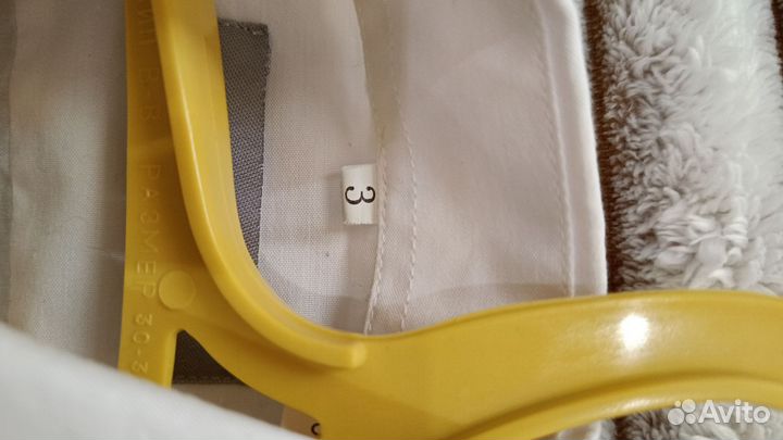 Рубашка белая для мальчика 98