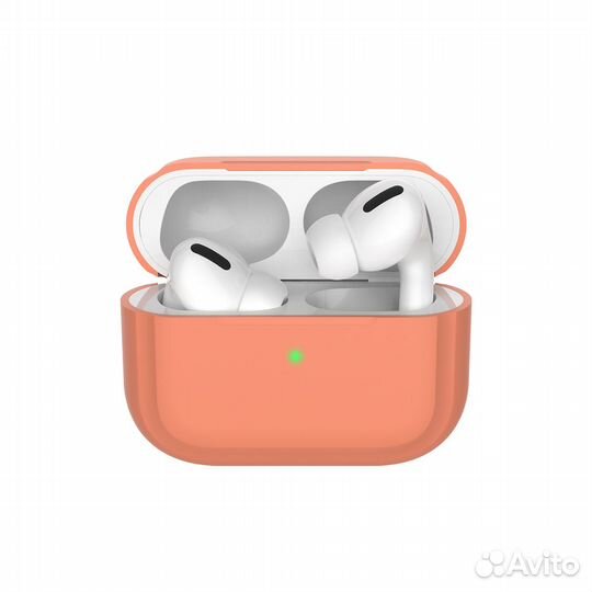 Чехол Deppa для AirPods Pro, персиковый