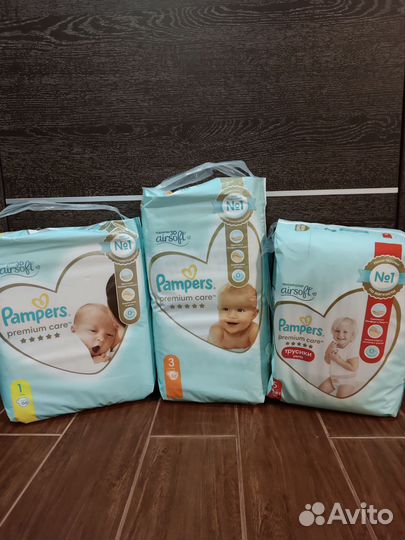 Подгузники,подгузники трусики Pampers premium care