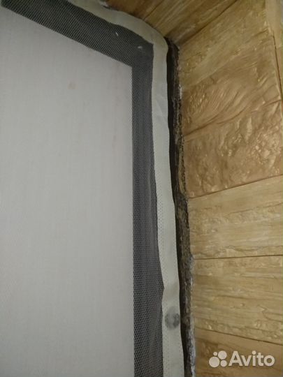 Сетка москитная подходит на железную дверь