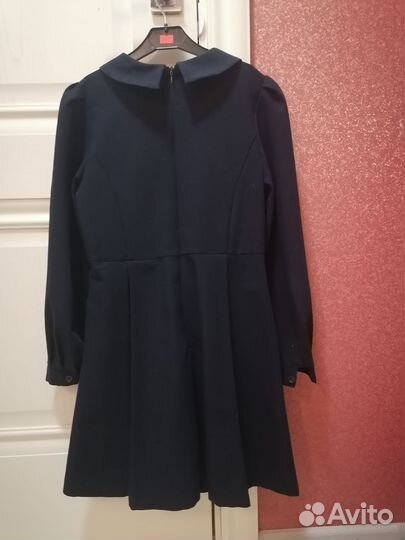 Школьное платье синее 134