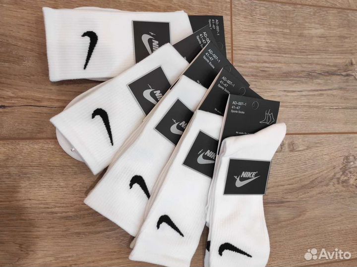 Носки Nike высокие Premium белые