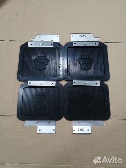 Новые задние брызговики газ Волга с крепежами