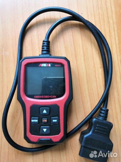 Диагностический сканер ancel AD410 OBD2
