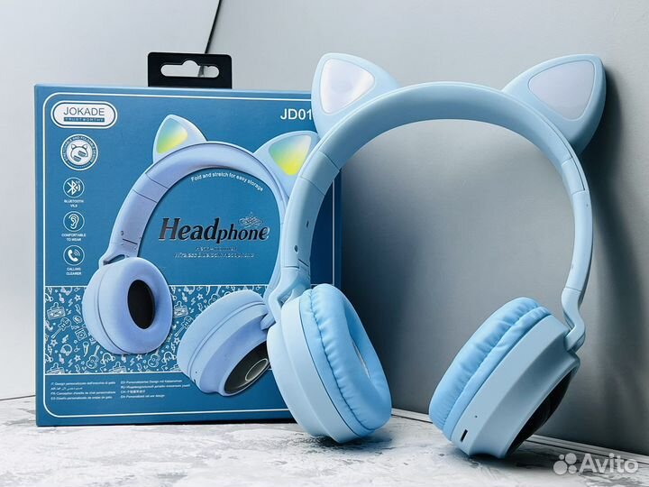 Наушники с кошачьими ушками