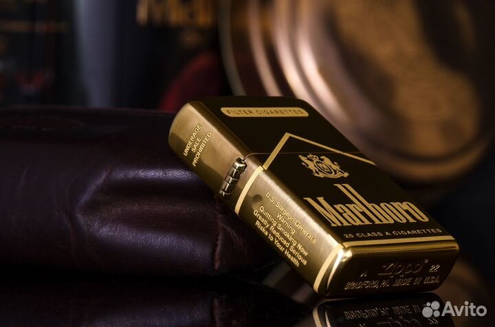 Зажигалка Зиппо 254В с грав. Пачка Marlboro, новая