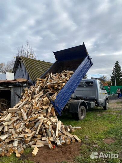 Дрова березовые колотые в укладку